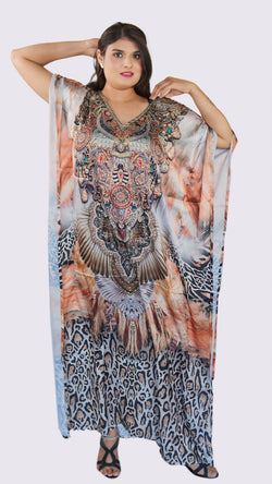 Lion Print Kaftan