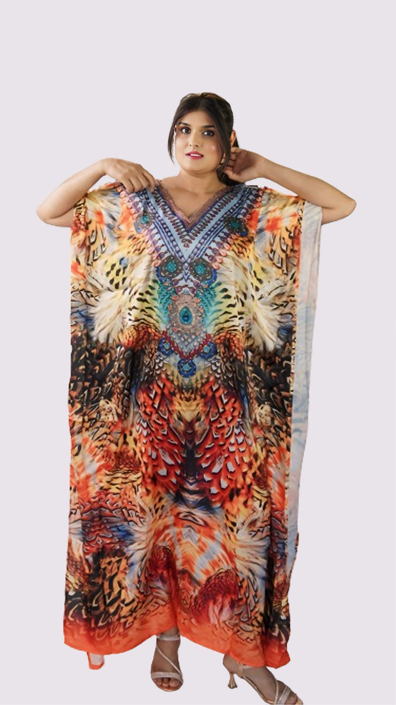 Beautiful Multi Color Kaftan