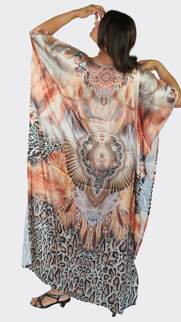 Lion Print Kaftan